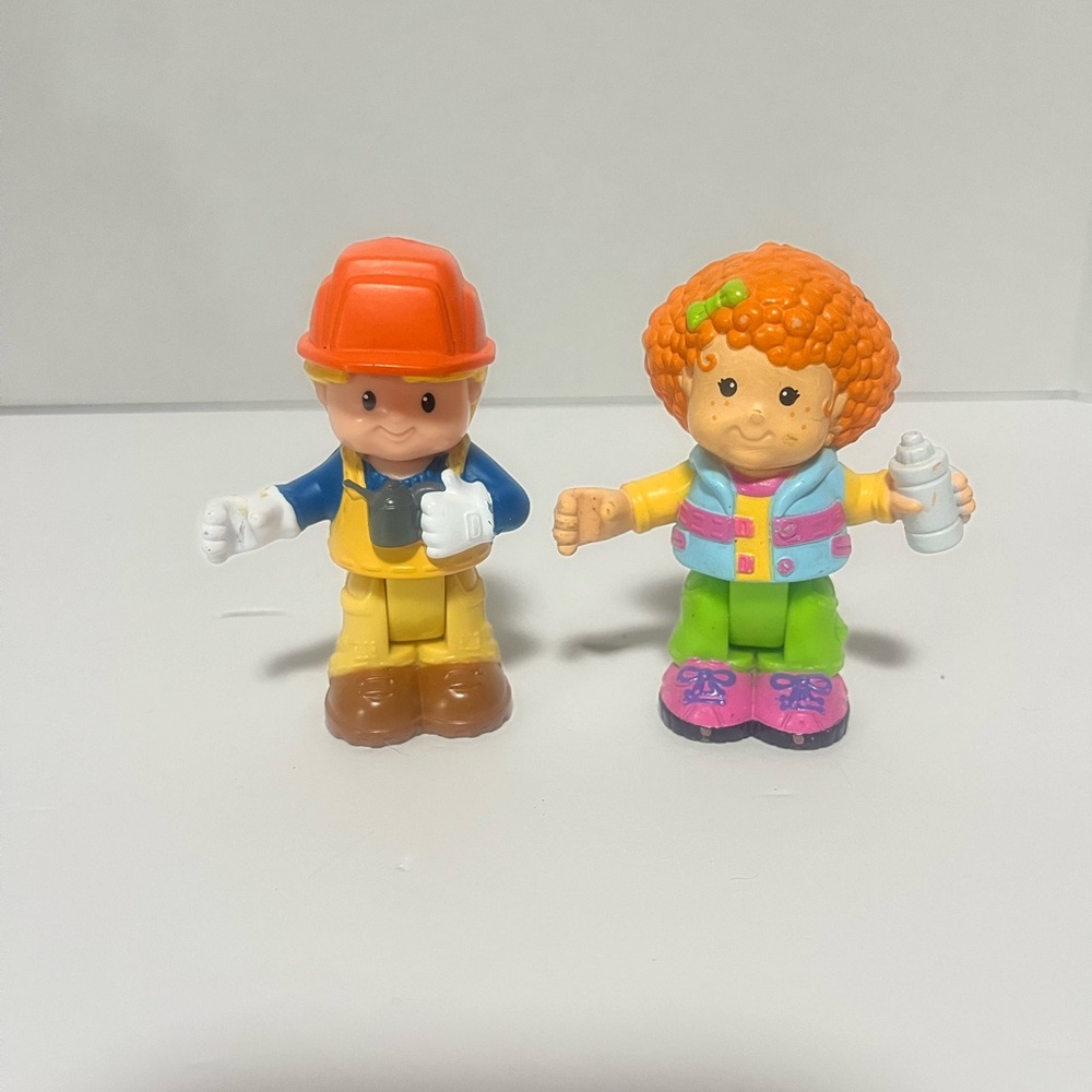 2 bendy little people Colorful — please read